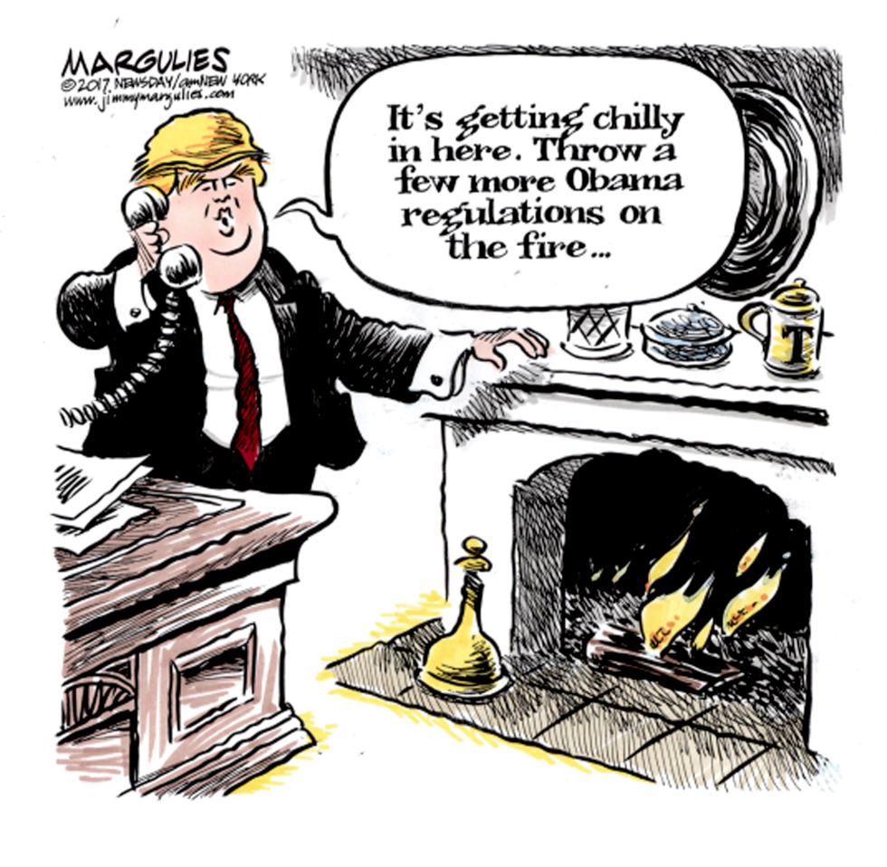 Trump and Obama's legacy color