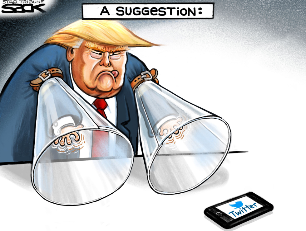  TWITTER COLLAR by Steve Sack