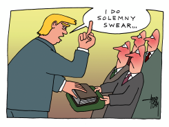 OATH OF OFFICE by Arend Van Dam
