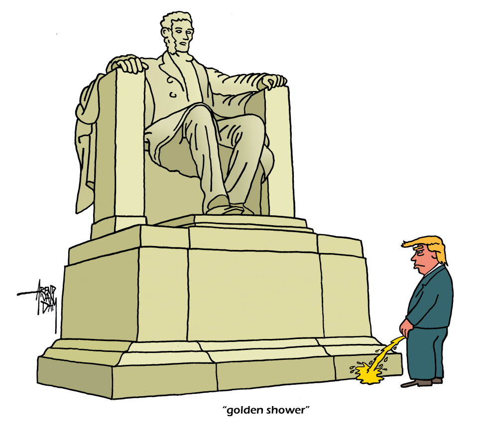 golden shower Trump