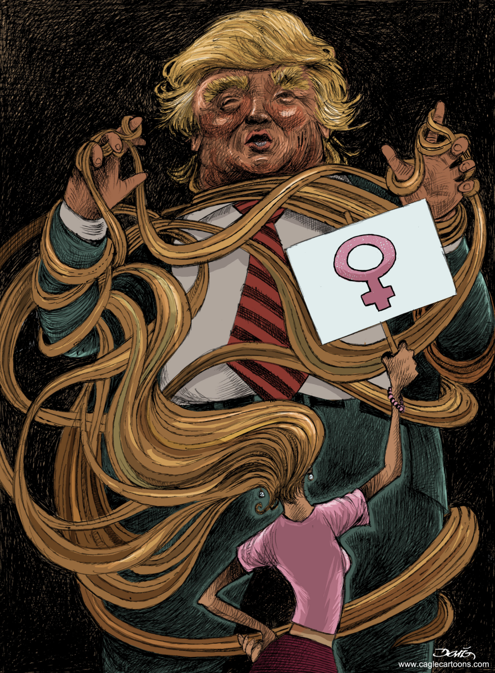 Las mujeres contra Trump