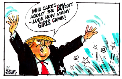 TRUMP INAUGURATION by Malcolm Evans