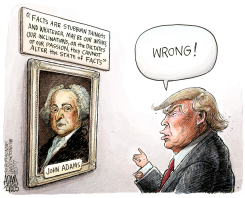 ALTERNATIVE FACTS  by Adam Zyglis