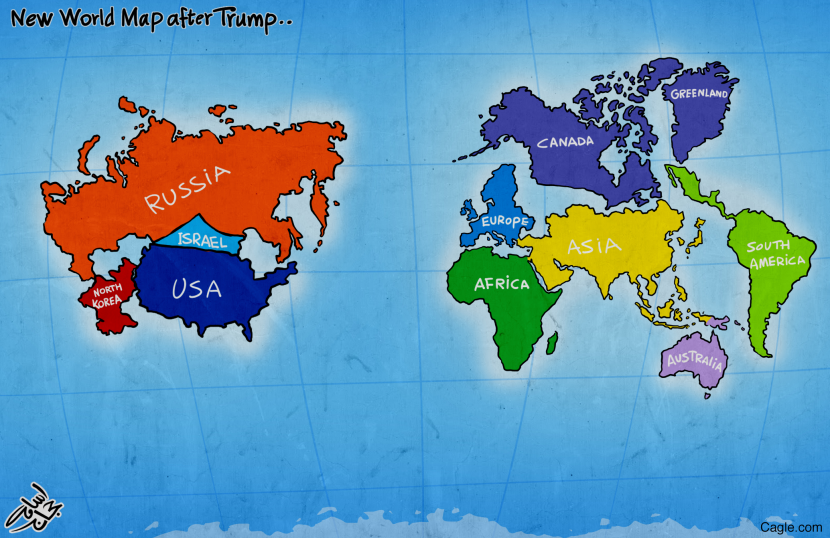 New World Map after Trump