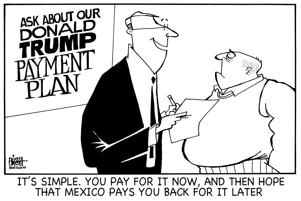 HOW TO PAY FOR THE WALL, B/W