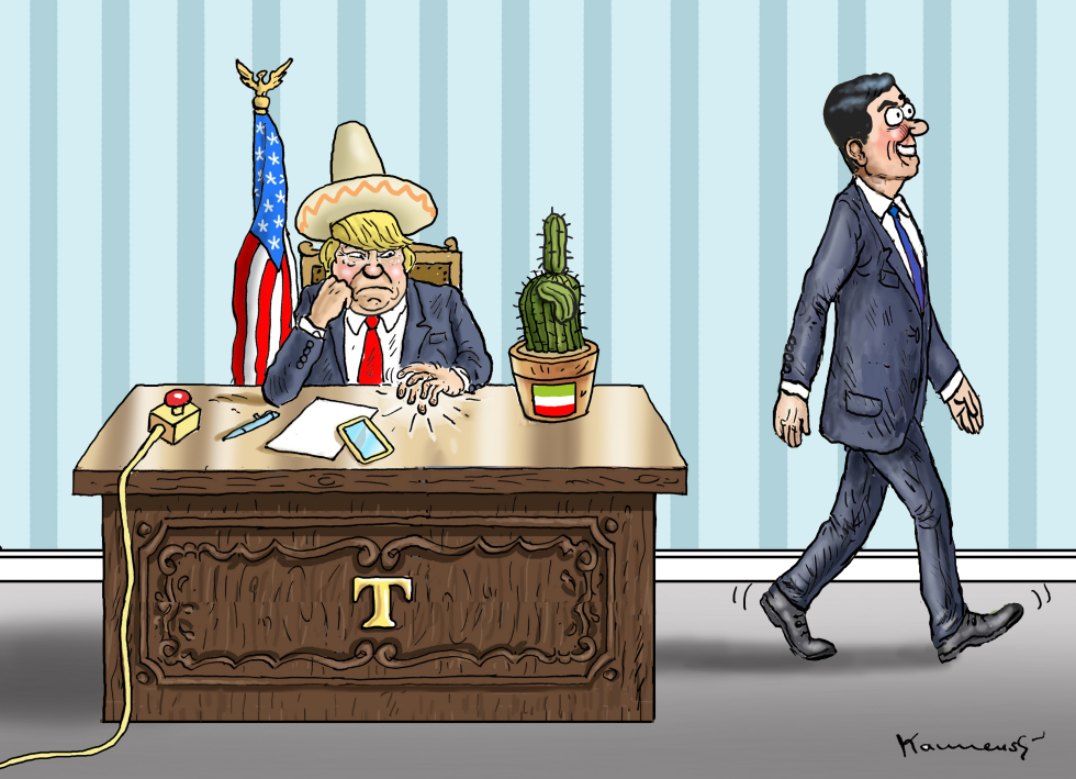 Enrique Peña Nieto visits Trump