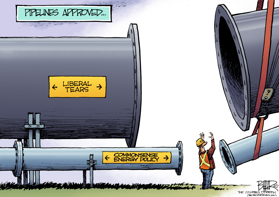  PIPELINES by Nate Beeler