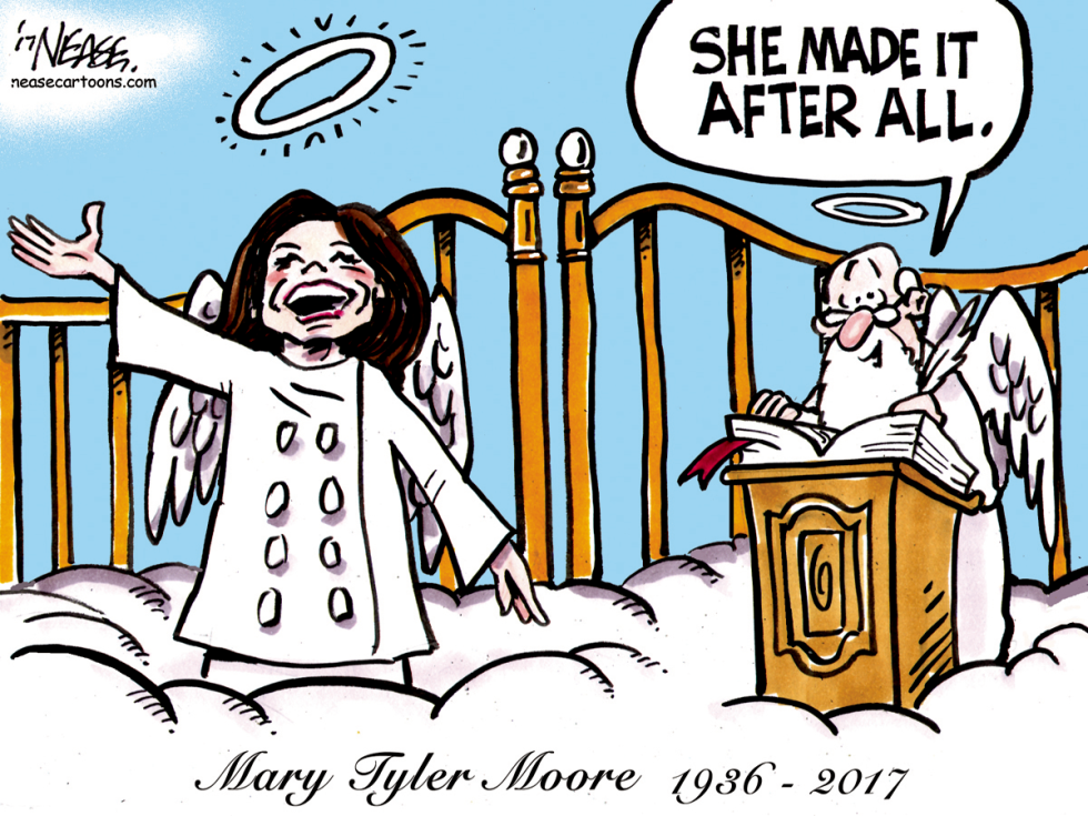  MARY TYLER MOORE by Steve Nease
