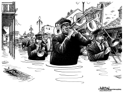 MARCHA DE EVACUACION DEL FUNERAL DE NEW ORLEANS by R.J. Matson