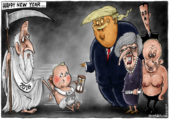 HAPPY NEW YEAR 2016 by Brian Adcock