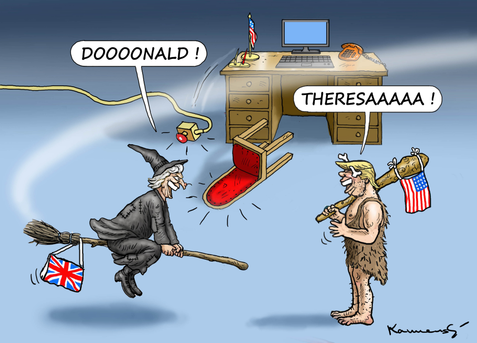THERESA VISITS DONALD