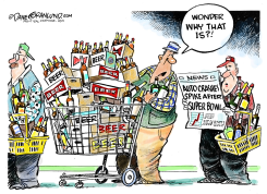 SUPER BOWL AND DUI  by Dave Granlund