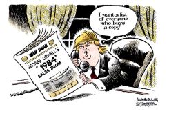BOOK SALES OF ORWELL'S 1984  by Jimmy Margulies