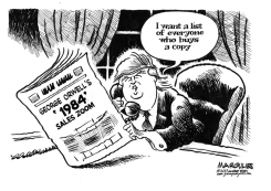 BOOK SALES OF ORWELL'S 1984 by Jimmy Margulies