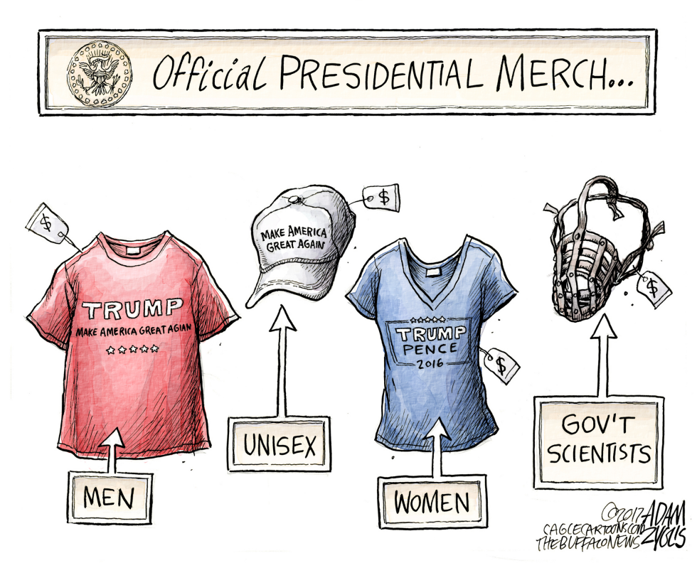  TRUMP APPAREL by Adam Zyglis