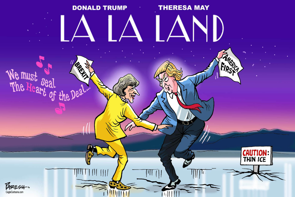 Trump, May in LA LA LAND