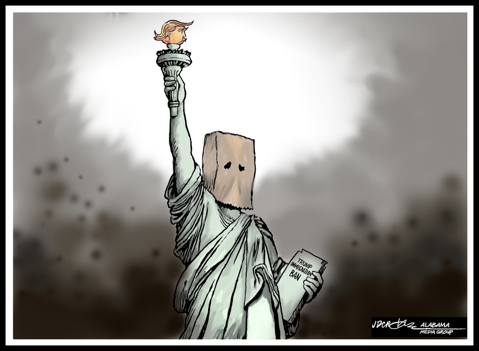 Lady LibertyTrump Immigration Ban