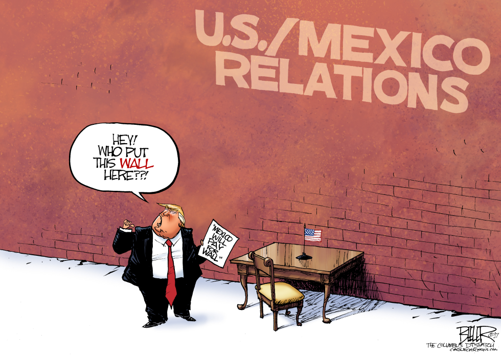  MEXICO WALL by Nate Beeler