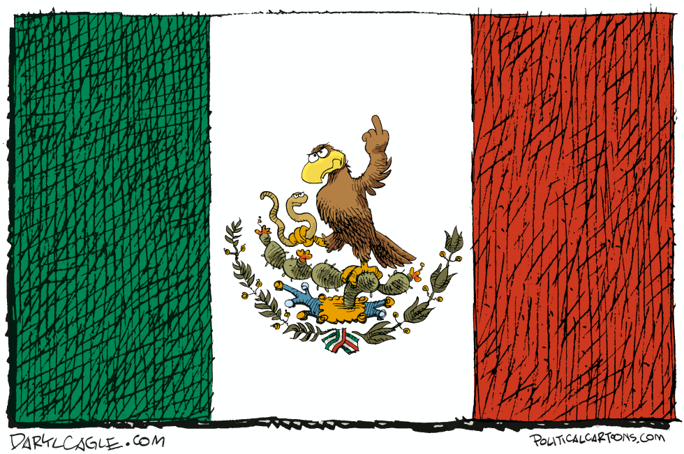  MEXICO MUESTRA EL AVE by Daryl Cagle