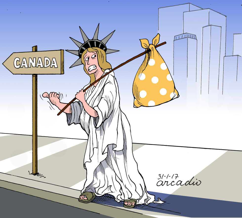 The scared Liberty/ La asustada Libertad