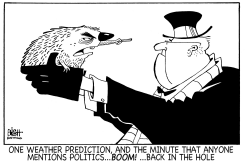 GROUNDHOG DAY, B/W by Randy Bish