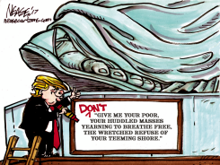 TRUMPS BAN by Steve Nease