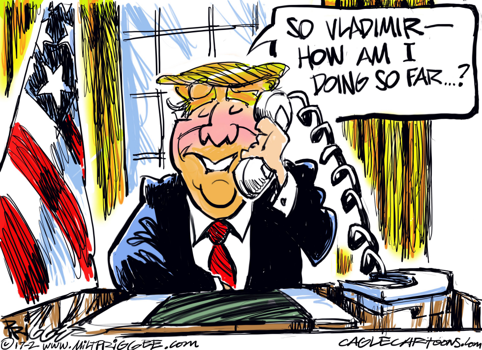  TRUMP TELE by Milt Priggee