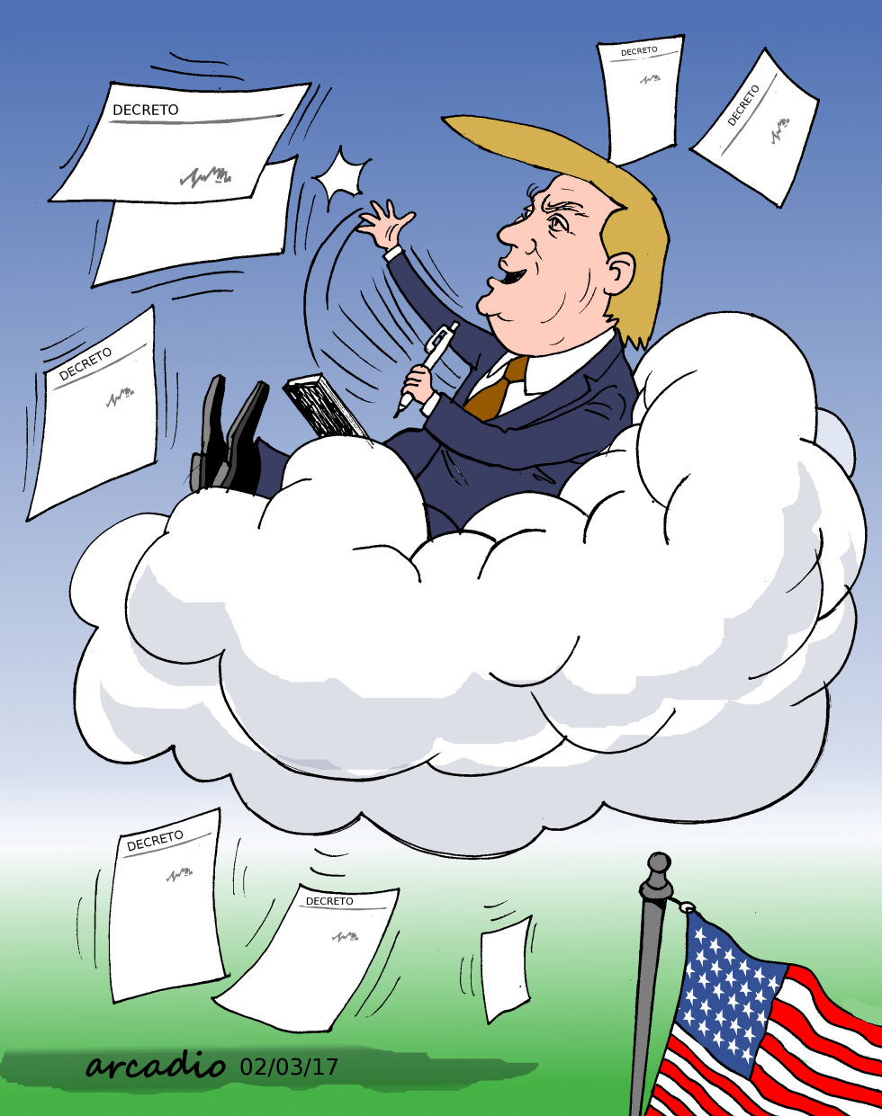 Trump en su mundo