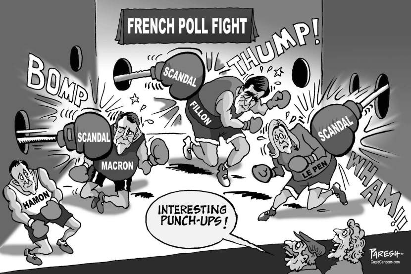 French poll fight