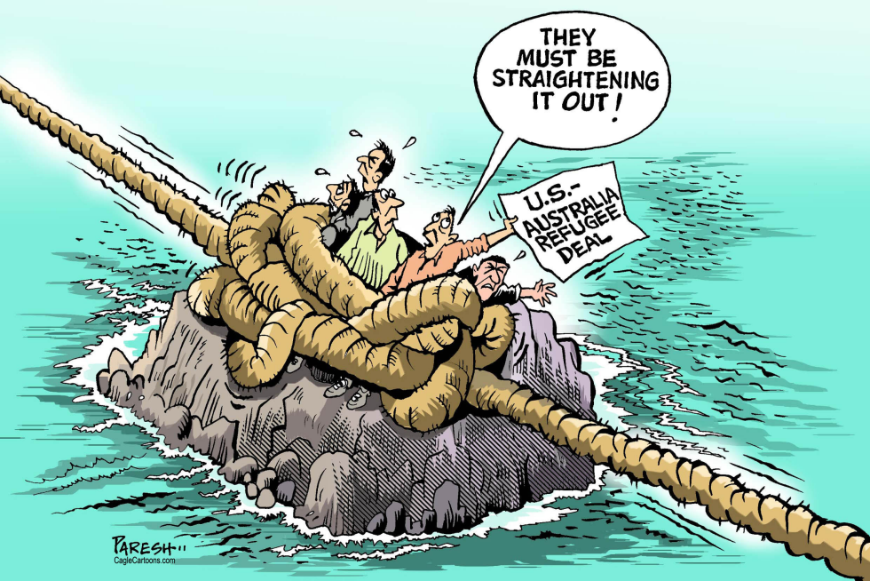  US-AUSTRALIA REFUGEE DEAL by Paresh Nath