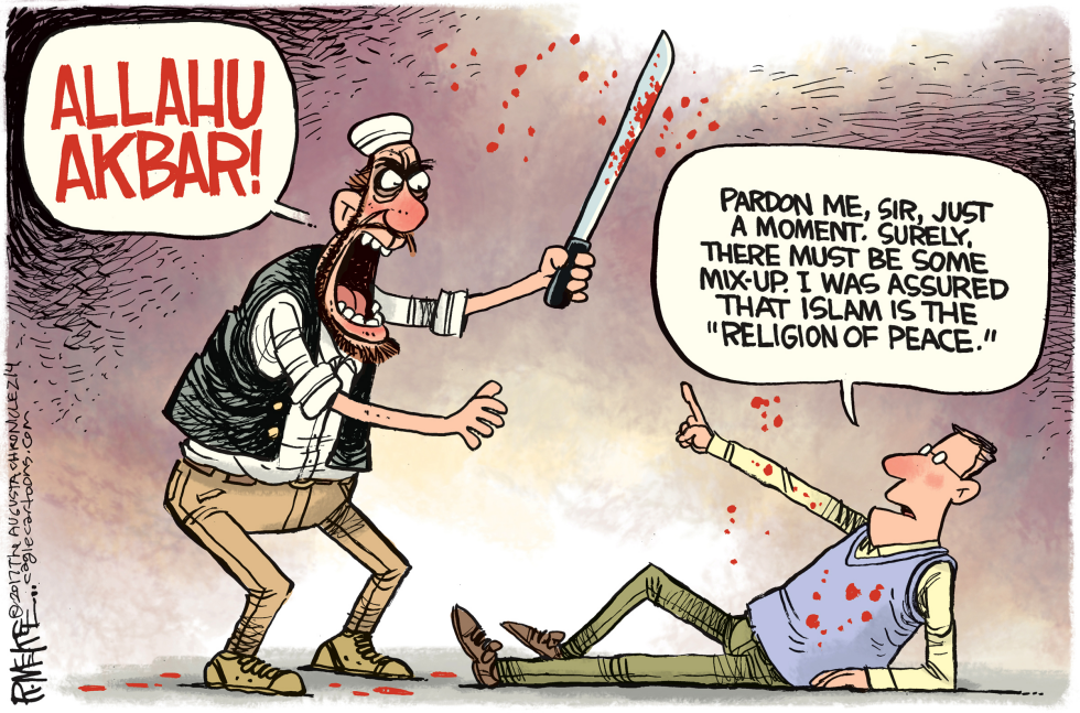  LOUVRE ATTACK by Rick McKee