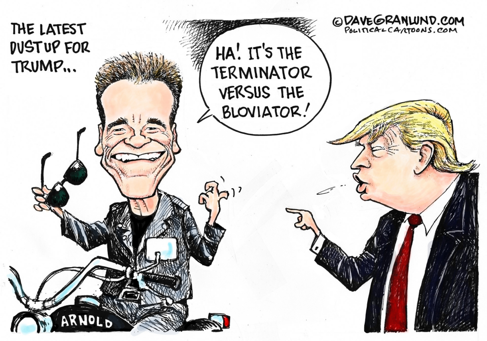 Correct Trump vs Schwarzenegger COLOR