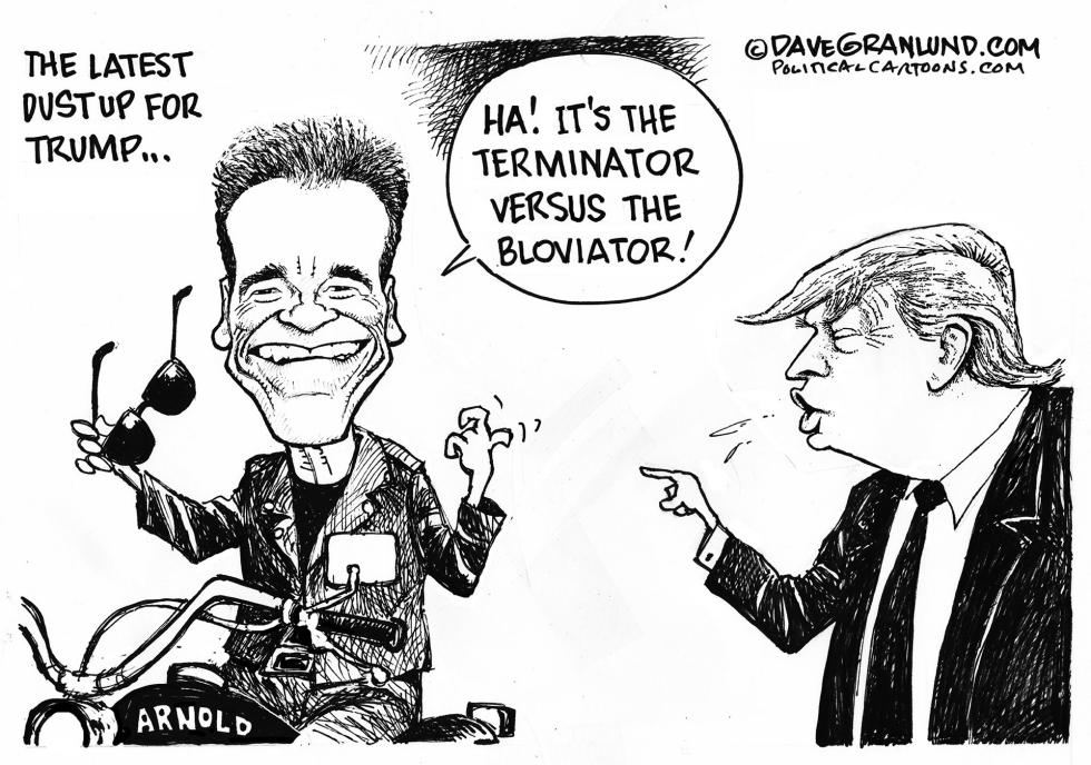 Correct Trump vs Schwarzenegger