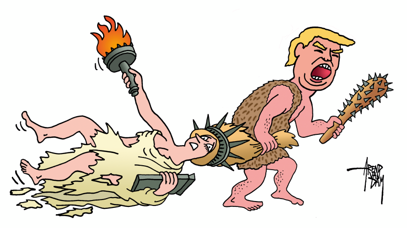 Trump violating US values