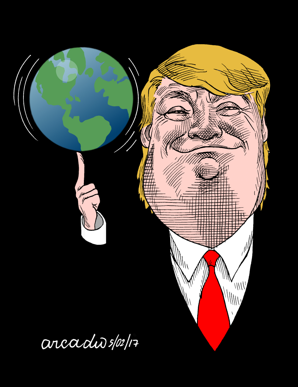  TRUMP AND HIS WORLD/EL MUNDO DE TRUMP by Arcadio Esquivel