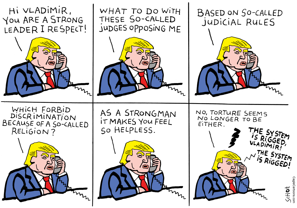 Trump calling Putin