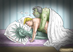 TRUMPBANNON MAKES LOVE by Marian Kamensky