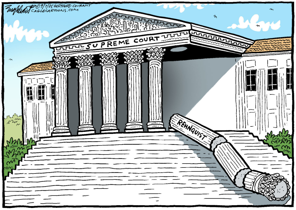  REHNQUIST by Bob Englehart