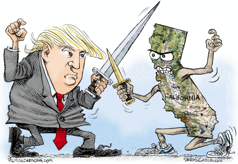 Trump vs California