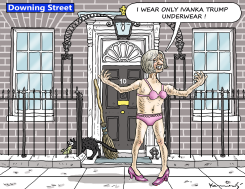 THERESA MAY IS WEARING by Marian Kamensky