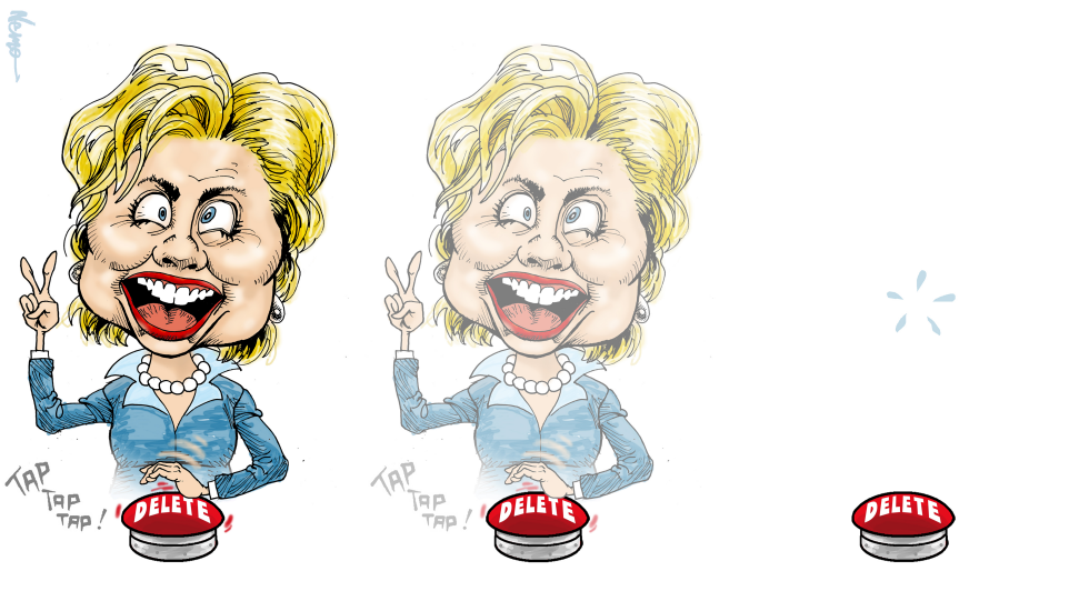 How Hillary Deleted Herself