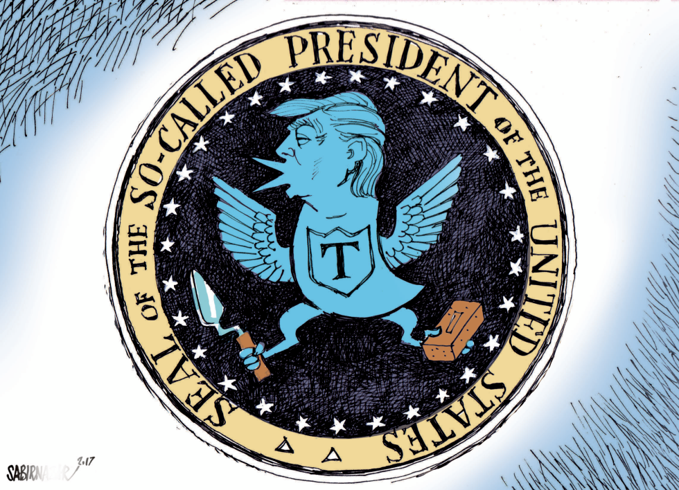  SEAL OF THE SO-CALLED PRESIDENT by Sabir Nazar