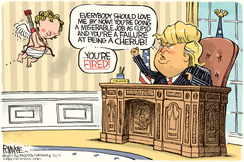 Trump Fires Cupid
