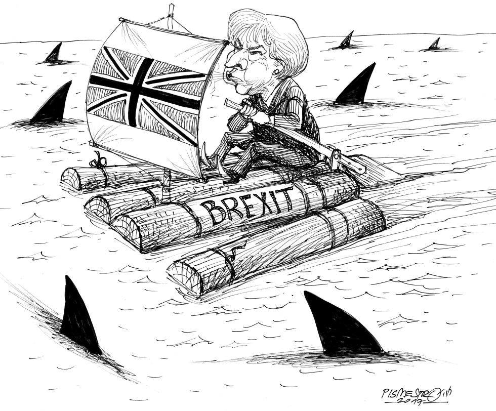 Theresa Mayin a hurry