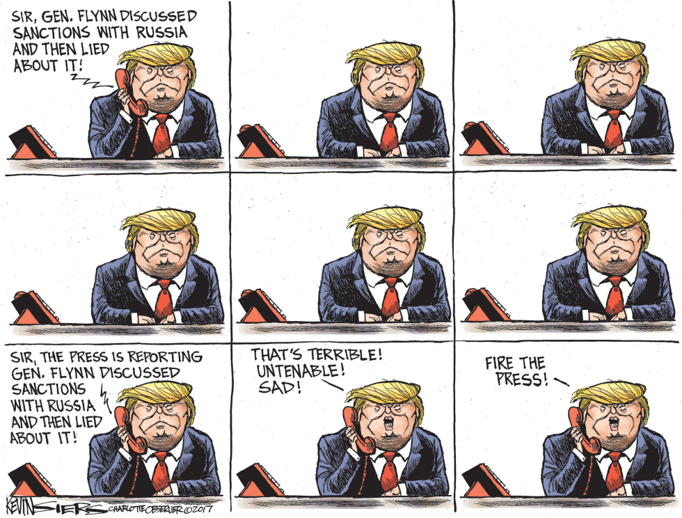  FIRE THE PRESS OR FLYNN by Kevin Siers