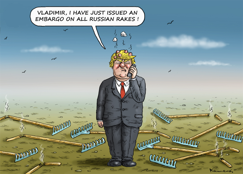 The embargo on Russian rakes