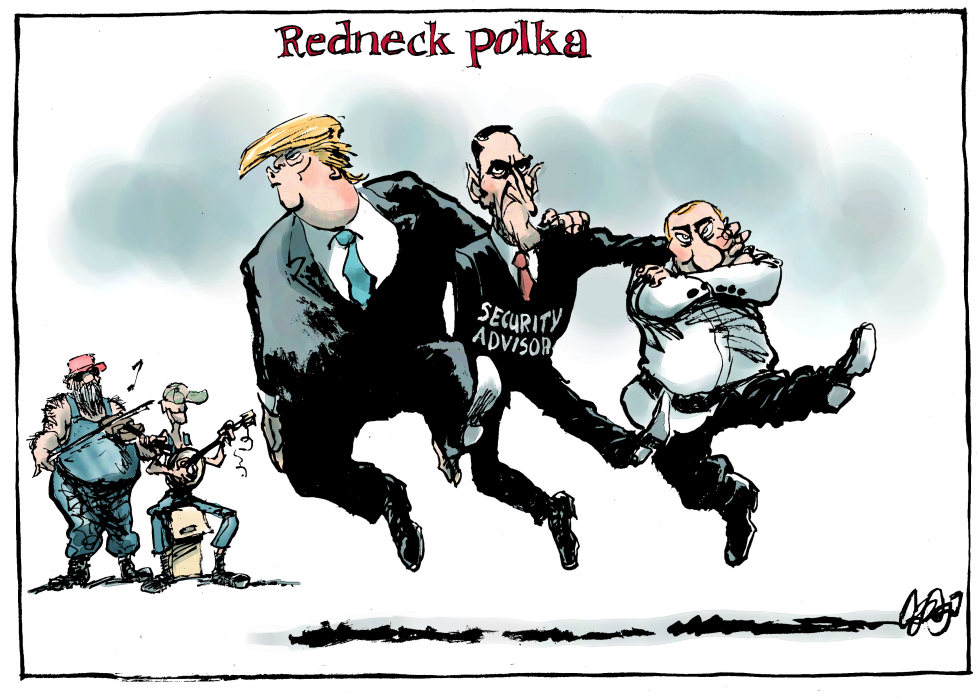 Dancing the redneck polka