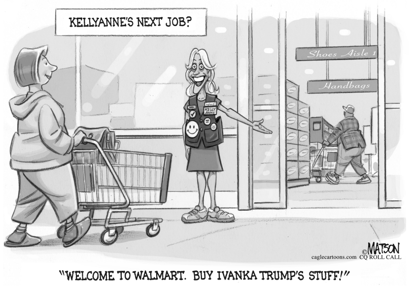 Walmart Greeter Kellyanne Conway