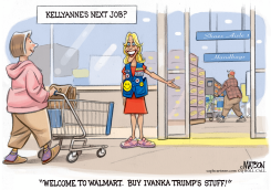 WALMART GREETER KELLYANNE CONWAY by R.J. Matson