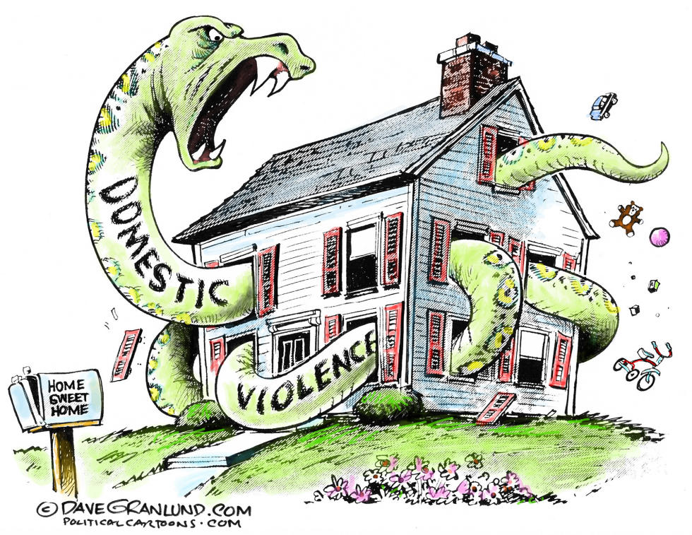 Domestic violence facade COLOR
